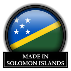 Made in button - Solomon Islands