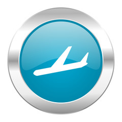 arrivals internet blue icon