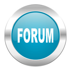 forum internet blue icon