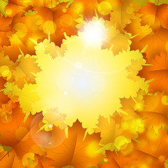 Abstract Autumn Yellow Background