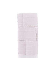 Folded disposable papers.