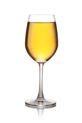 Glass of white wine