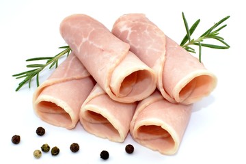 sliced ham