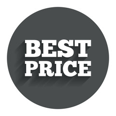 Best price sign icon. Special offer symbol.