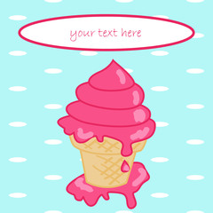 Ice cream invitation