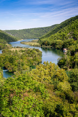 Fototapeta na wymiar Waterfalls Krka