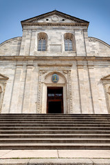 Fototapeta na wymiar Eingang Kathedrale San Giovanni Battista, Turin