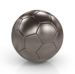 leather ball (football, handball) isolated on white