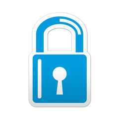 Pegatina simbolo candado