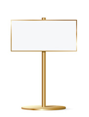 Blank vertical billboard