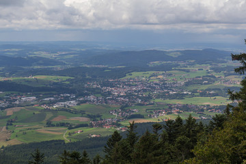 Fototapeta na wymiar panorama view to Koetzting