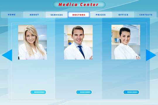 medical business website
