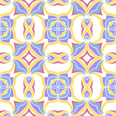 Vector geometric seamless  pattern