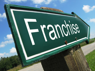 Franchise road sign