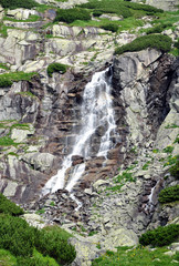 Skip waterfall, mountains High Tatras, Slovakia, Europe © petrle