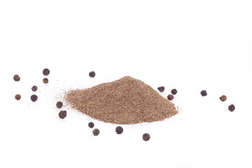 Pile of ground pepper.