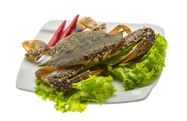 Raw crab
