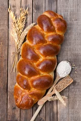 Fotobehang Braided bread © Christian Jung