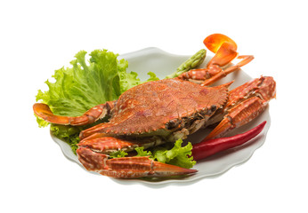 Boiled crab