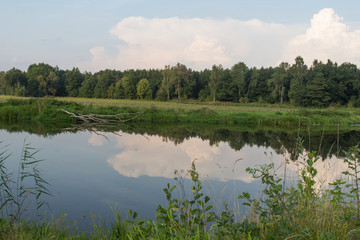 river in summer