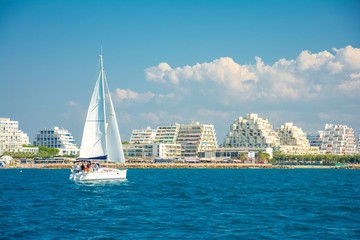 Port de la Grande Motte en France