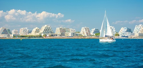 Port de la Grande Motte en France