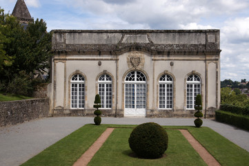 Fototapeta na wymiar Jardins de l'évêché à Limoges