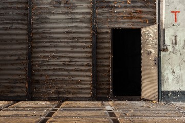 Dark and abandoned place
