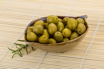 Green olives