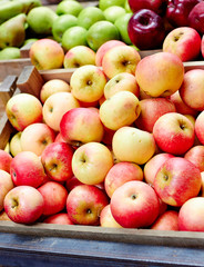 Apples at the market