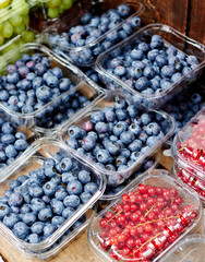 Blackberries at the market