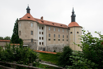 Fototapeta na wymiar The Castle of Skofja Loka
