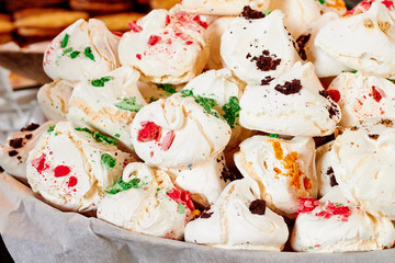 Meringue at the market