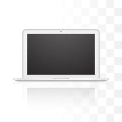 Vector laptop isolated on white background
