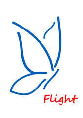 Butterfly silhouette