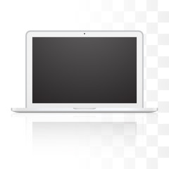 Vector laptop isolated on white background