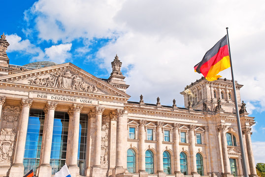 Deutscher Bundestag im Berliner Reichstagsgebäude