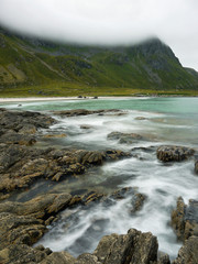 Wild west coast of the Lofoten Islands