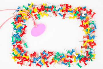 Frame with space for text