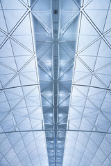 Details of ceiling of modern building
