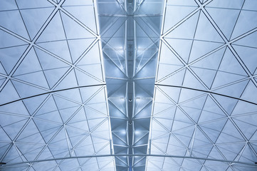 Details of ceiling of modern building