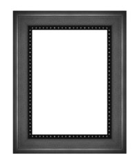 picture frame ancient vintage isolated on white background.