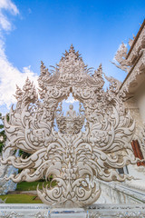 Fototapeta na wymiar Art at Wat Rong Khun in Chiangrai province of Thailand