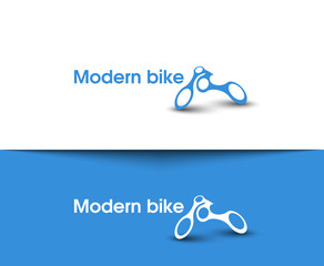 Modern Cycling and Biking Web Icons and Vector Logo