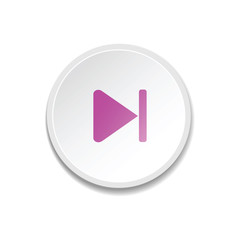 Media player buttons. internet icon. vector illustration