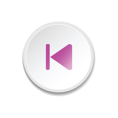 Media player buttons. internet icon. vector illustration