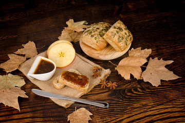 Homemade apple butter