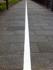 Obraz premium white line