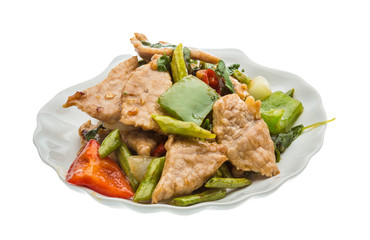Pork with vegetables