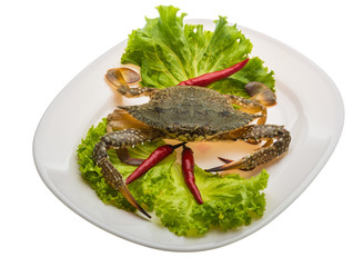 Raw crab